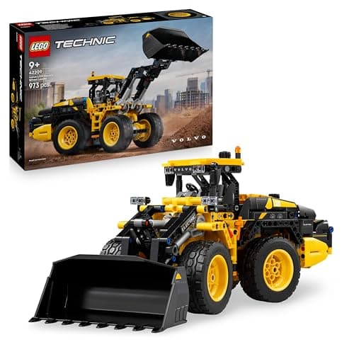 Image of LEGO Technic Volvo L120 Electric Wheel Loader - Construction Vehicle Toy with Articulated Steering and Moving Shovel - Birthday Gift for 9+ Year Old Boys - 42209