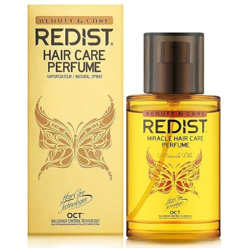 Image of Redist Hair Perfume 40 Overdose 50ml | Long-Lasting Sweet Fragrance | Neutralises Odours | Nourishing Hair Mist with Shine | Travel Size Hair Spray Perfume for Women & Men