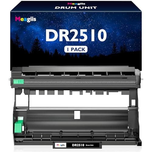 Image of Meagiis DR2510 DR-2510 Drum Unit Compatible for Brother DR2510 DR-2510 Drum Unit for HL-L2400DW HL-L2400DWE HL-L2445DW HL-L2447DW DCP-L2620DW DCP-L2627DW DCP-L2627DWXL DCP-L2627DWE DCP-L2660DW(1 PACK)