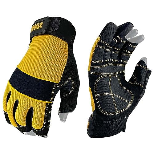 Image of DeWalt Finger Framer Power Tool Glove - Grey/Black, Large (Size 9 1/2-10)