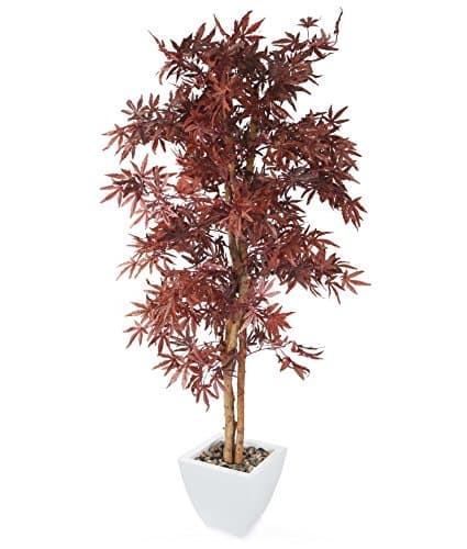 Image of Closer2Nature Artificial 5ft 6" Chestnut Brown Japanese Maple Tree - Portofino Planter Not Included