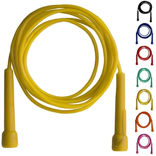 Image of Farabi Sports Skipping Rope Jump Rope Fitness Gym Boxing Training Jumping Rope (Yellow)