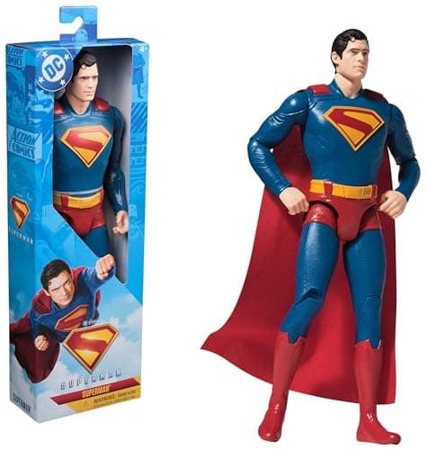 Image of DC Comics, SUPERMAN 30-cm Superhero Action Figure, Kids’ Toys for Boys and Girls’ Pretend Play, For Ages 4 and Up