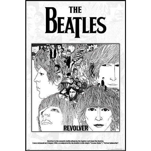 Image of Pyramid International The Beatles Poster Revolver Album Cover