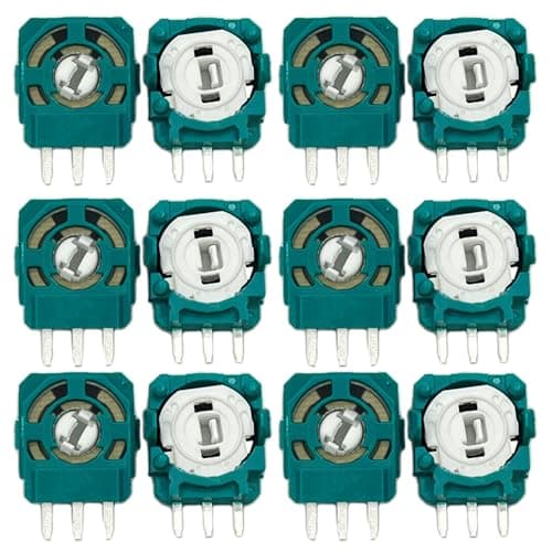 Image of 40pcs 2.3k Trimmer Potentiometer Sensor Replacement, Trim Pot Resistors Replacement Parts, Joystick Potentiometer, 3d Joystick Button, Joystick Side Potentiometer For Ps5