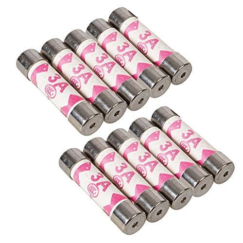 Image of Nartel® BS1362 Fuse Cartridge 3 amp for UK plugs (Pack of 10)