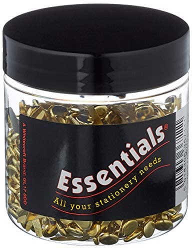 Image of Whitecroft Essentials 36711 Value 20mm Paper Fasteners (Pack of 500)