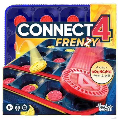 Image of Hasbro Gaming Connect 4 Frenzy Game - English Version