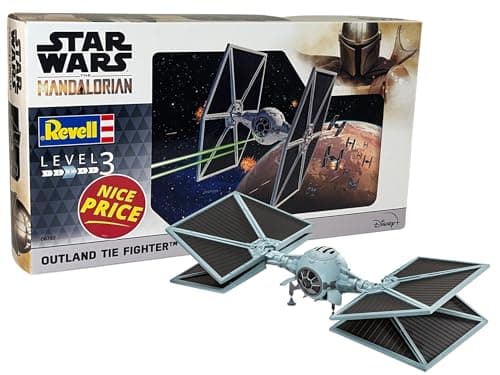 Image of Revell 06782 Star Wars: The Mandalorian Outland TIE Fighter™ (3 Possible Build Configurations) 1:65 Scale Unbuilt/Unpainted Plastic Model Kit