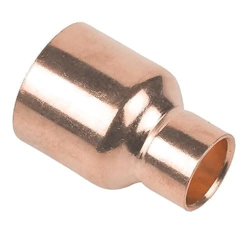 Image of Bag of 2-15mm x 12mm Fitting Reducer - End Feed (Known as Pipe Reducer/Water Pipe Fittings Also Available in 8mm, 10mm, 12mm, 15mm, 22mm, 28mm, 35mm, 42mm and 54mm)