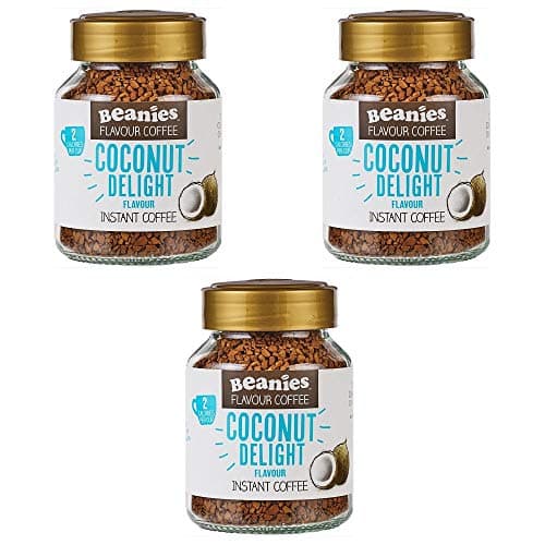 Image of Beanies Coconut Delight Flavour Instant Coffee 50g, 3 Pack