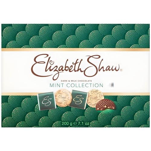 Image of Elizabeth Shaw Mint Collection 200g Minty Dark And Milk Chocolate Assortment Novelty Sweets Delight