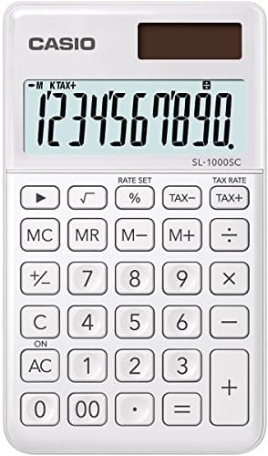 Image of Casio SL-1000SC-WE Pocket Calculator