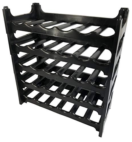 Image of Stacking Wine Rack for 30 Bottles for Wine Soft Drink Champagne and Spirit Bottles