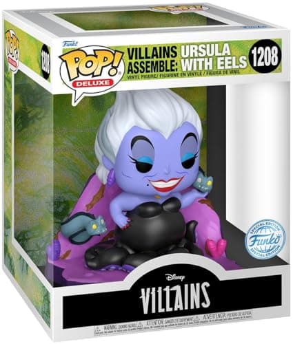 Image of Funko Pop! Deluxe: Disney Villains Assembly: Ursula with Eels (Assembly) (Special Edition) #1208 Vinyl Figure