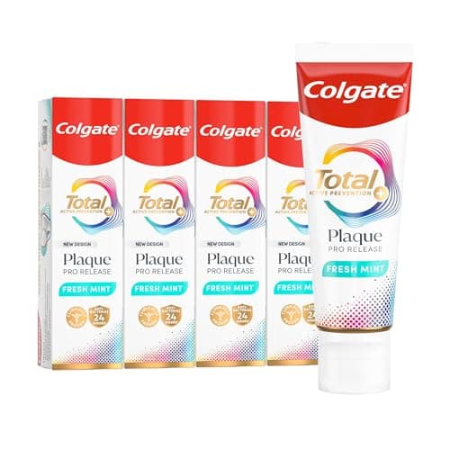 Image of Colgate Total Plaque Pro Release mint 75ml x 4