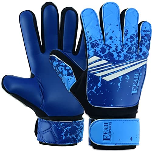 Image of EFAH SPORTS Football Goalkeeper Gloves For Boys kids Children Youth Soccer Goalie Glove with Super Grip Palms
