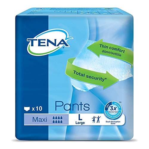 Image of TENA ProSkin Pants Maxi, Extra Heavy Incontinence, Large, Pack of 10