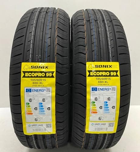 Image of 2 X 185 60 15 SONIXECOPRO 99 88H XL EXTRA LOAD 185/60R15 QUALITY M+S TYRES 1856015