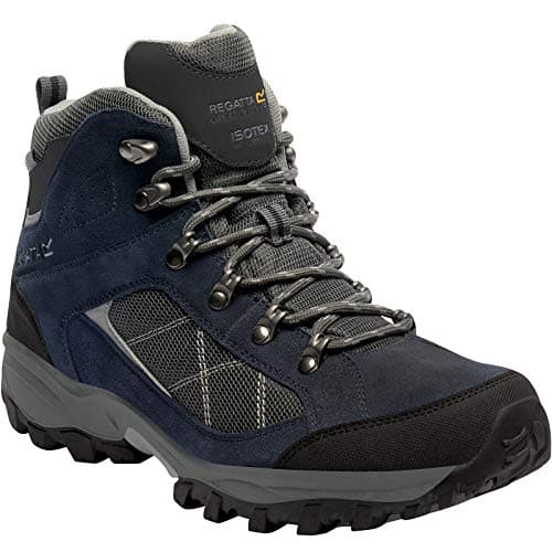 Image of Regatta Mens Clydebank Boots Navy Blaze/Briar 9 UK