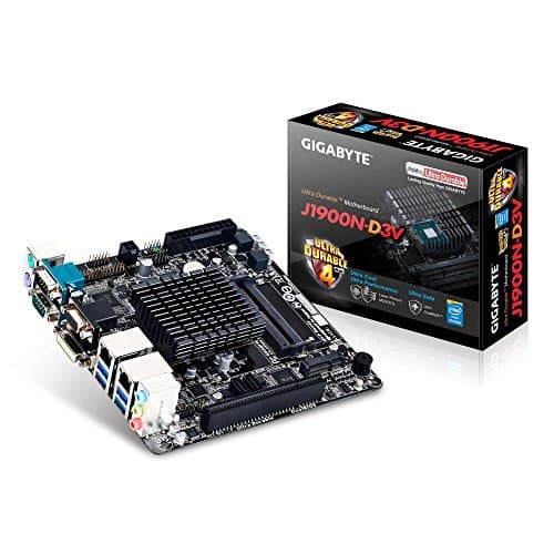 Image of Gigabyte GA-J1900N-D3V Motherboard (Intel Celeron J1900, USB 3.0, DDR3L, SATA 300, Mini ITX, PCI, Mini-PCI Express)