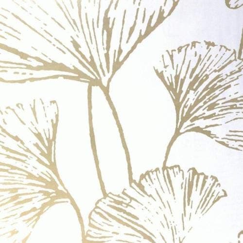 Image of A-Street Prints Reverie Ginkgo Wallpaper, Gold, 20.5-Inch x 33 ft