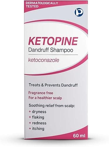 Image of Ketoconazole 2% Medicated Shampoo – Anti-Fungal Anti-Dandruff Shampoo for Itchy, Flaky Scalp, 60ml (2)