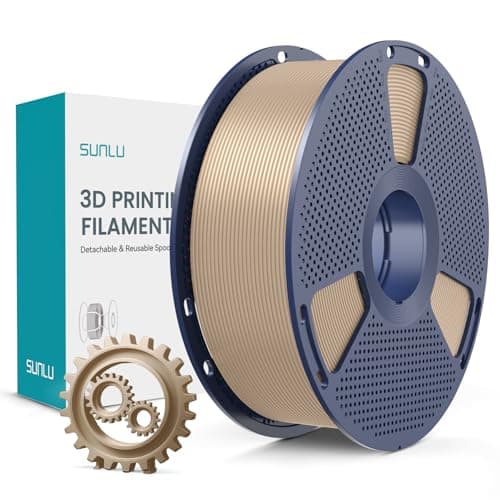 Image of SUNLU PLA+ Filament 1.75mm, Enhanced Durability and High Strength, PLA Plus 3D Printer Filament for 3D FDM Printers, 1kg Spool, pla+ Wood(Oak)