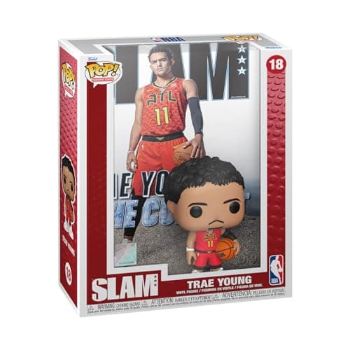 Image of Funko POP! NBA Cover: Slam – Trae Young - Collectable Vinyl Figure - Gift Idea - Official Merchandise - Toys for Kids & Adults - Sports Fans - Model Figure for Collectors and Display