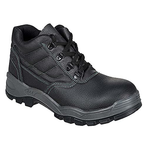 Image of Portwest Steelite Safety Boot S1, Size: 44, Colour: Black, FW21BKR44