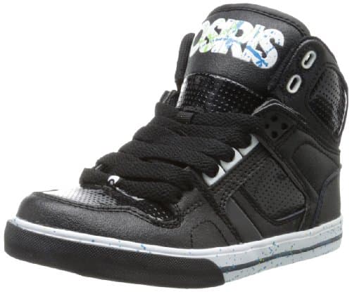 Image of Osiris NYC 83 VLC Shoe (Little Kid/Big Kid), Black/White/Splatter, 5 Big Kid