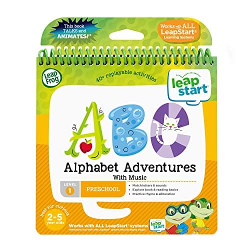 Image of LeapFrog 21504 LeapStart Nursery Alphabet Adventures Activity Book, Level 1