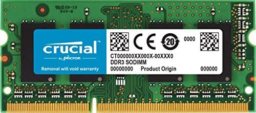 Image of Crucial RAM CT51264BF160B 4GB DDR3 1600 MHz CL11 Laptop Memory , Green