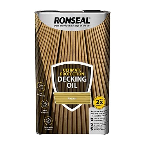 Image of Ronseal Ultimate Protection Decking Oil 5L Natural
