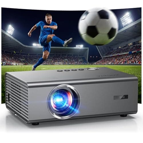 Image of 4K Smart Projector for Home & Bedroom | 1200 ANSI Brightness, Compatible with Netflix & HDR10 | KOGATA AI Auto Focus, 6D Keystone, 100%–50% Zoom, WiFi 6 & Bluetooth 5.3 | Indoor & Outdoor Home Cinema