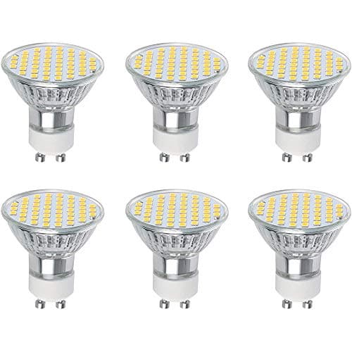 Image of Vicloon GU10 LED 3W Spot Light Equivalent 30W Halogen Bulb, 2700K Warm White, 300LM, 120° Beam Angle, Pack of 6