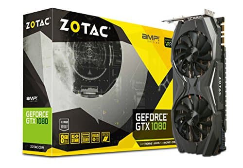 Image of Zotac NVIDIA GeForce GTX 1080 8 GB AMP Edition Graphics Card - Black