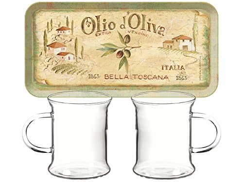Image of Creative Tops 5189661 Tops Olio D'oliva Tea for Two Set, Green, 16 x 9.9 x 28 cm