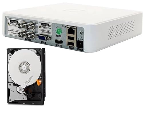 Image of 4 Channel DVR Hybrid 1080P 4 in 1 5M-N Full HD Audio Over Coaxial CCTV Security Digital Video Recorder (500.0, GB)
