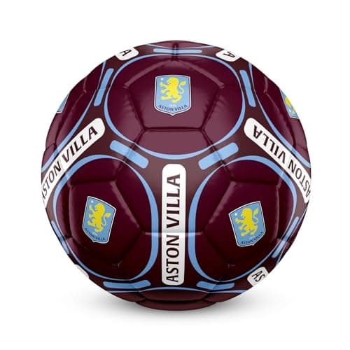 Image of Aston Villa Football Size 4 Crest Claret Official Gift