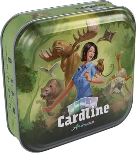 Image of Asmodee Monolith Cardline: Animaux 2 - Board Games - Card Games - Ages 7+ - 2 to 8 Players - French Version