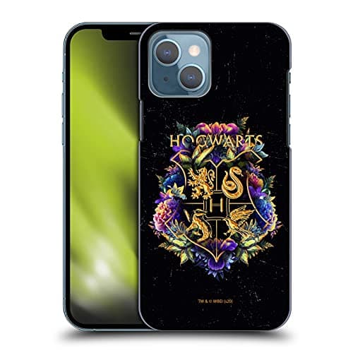 Image of Head Case Designs Officially Licensed Harry Potter Hogwarts Crest 1 Deathly Hallows XXXI Hard Back Case Compatible With Apple iPhone 13