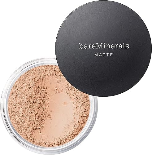Image of bareMinerals ORIGINAL MATTE Loose Mineral Foundation Broad Spectrum SPF 15 - Clean Mineral Powder Face Makeup, Sheer-to-Full Coverage, Reduces Shine, Talc-Free, Non-Comedogenic, Vegan