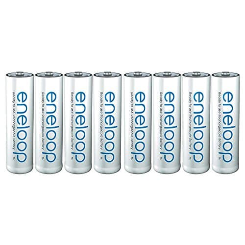 Image of Panasonic eneloop, Ready to Use Ni-MH Battery AA Pack of 8, min.1900 mAh, 2100 Charging Cycles Low Self Discharge