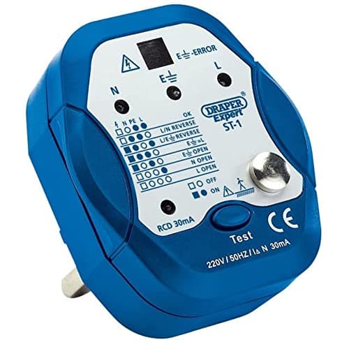 Image of Draper 22278 Expert Socket Tester, 13A, Blue