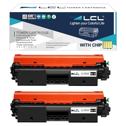Image of LCL Toner Cartridge 047 CRG047 CRG-047 2164C001 Compatible for Canon imageCLASS LBP113w LBP112 MF112 MF113w Canon i-SENSYS LBP113w LBP112 MF112 MF113w (2Pack Black)