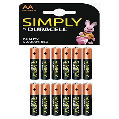 Image of Duracell Simply Long Life Premium Batteries 1.5V Alkaline - 12 Batteries Per Pack