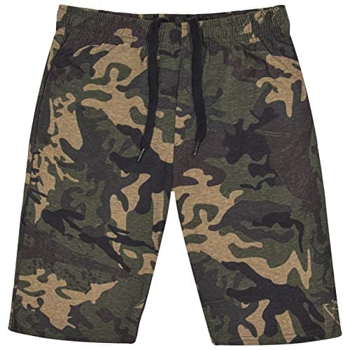 Image of A2Z 4 Kids Boys Shorts Cotton Stretch Casual Summer Knee - Shorts S07 Camo Green 13