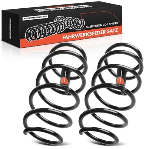 Image of Frankberg 2x Coil Spring Front axle Compatible with Fiesta VI CB1 CCN 1.25L 1.4L 1.6L Hatchback 2008-2012 Replace# 1547181