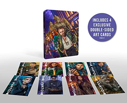Image of The Watch (includes 4 exclusive double-sided art cards) [Amazon Exclusive Limited Edition Steelbook] [Blu-ray] [Region B] [2021]